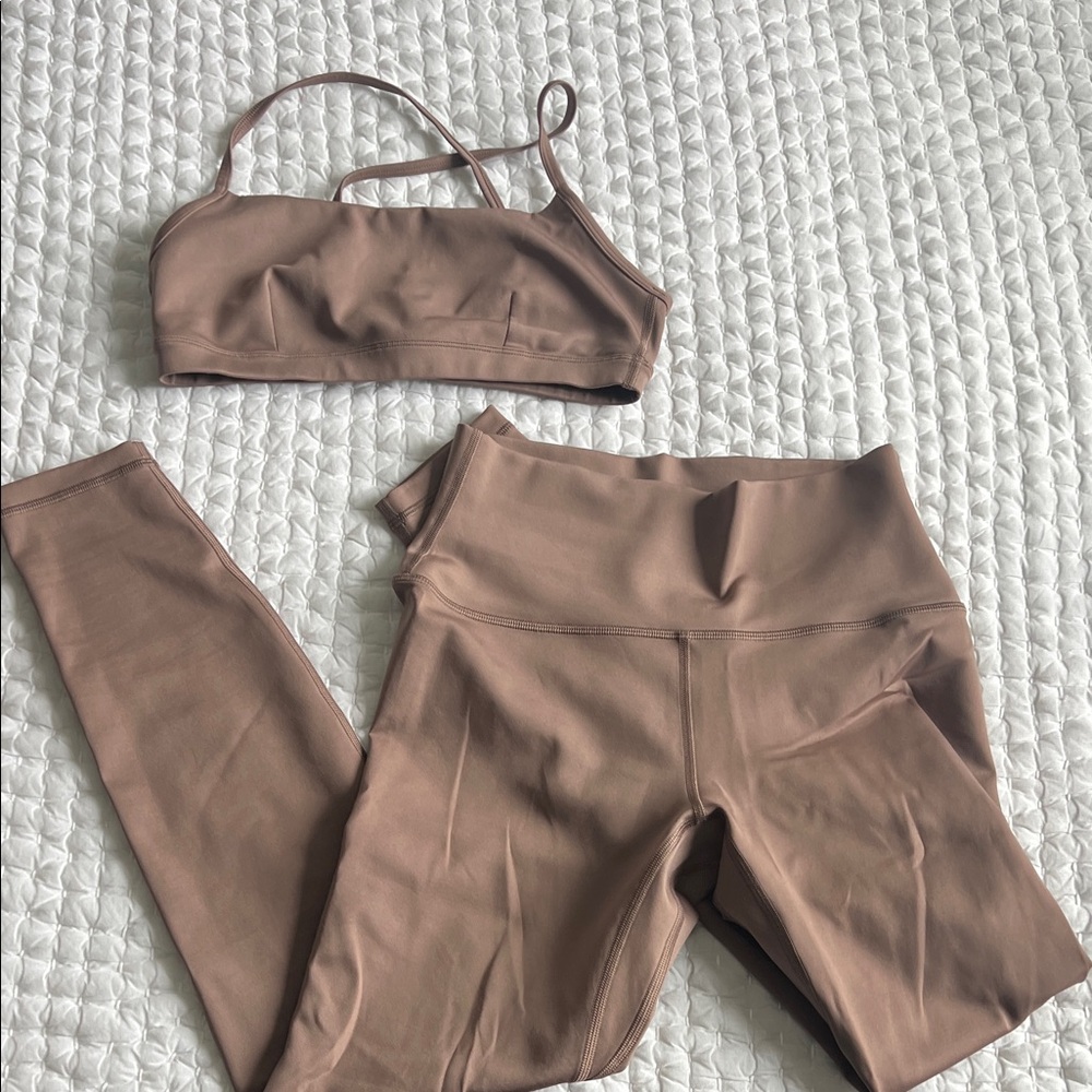 Aritzia Golden Activewear Set